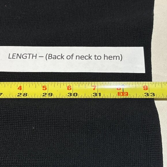 Chico's Long Duster Sweater Vest Sz 3 (XL) Office Lagenlook Cotton Minimalist - Picture 7 of 8